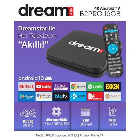 Dreamstar B2 Pro 16GB Android Tv Box