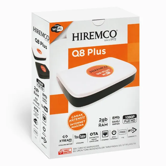 Hiremcoı Q8 Plus HD Uydu Alıcısı