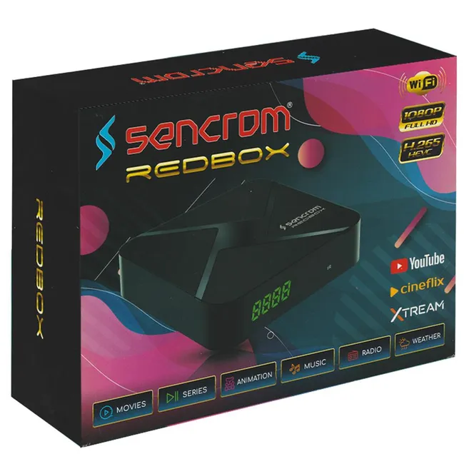 Sencrom RedBox HD Uydu Alıcısı - 3 Ay Premium