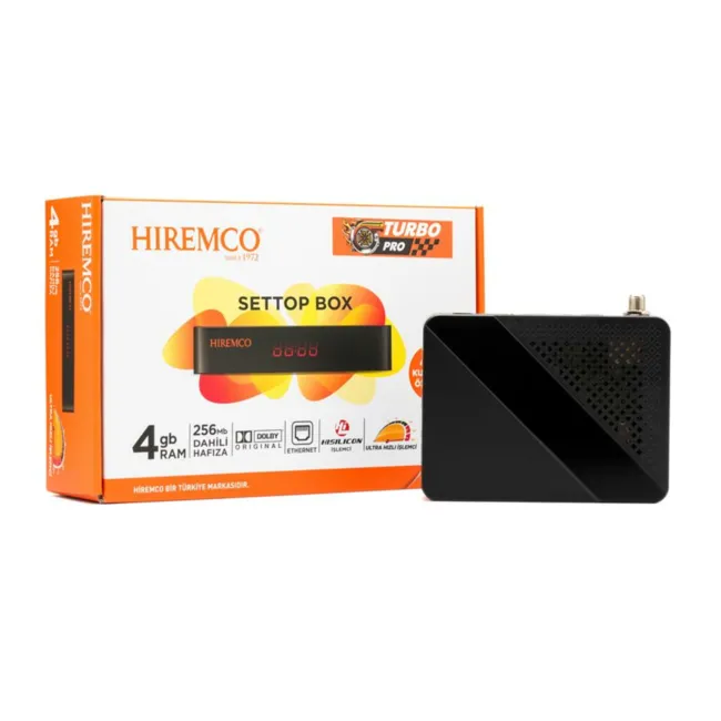 Hiremco Turbo PRO Linux Uydu Alıcısı