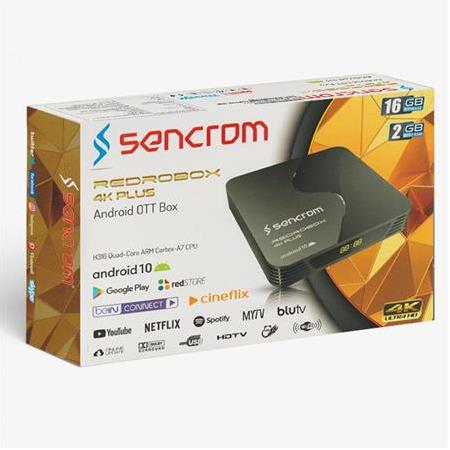 Sencrom Redro Box 4K Plus 16GB Android Tv Box