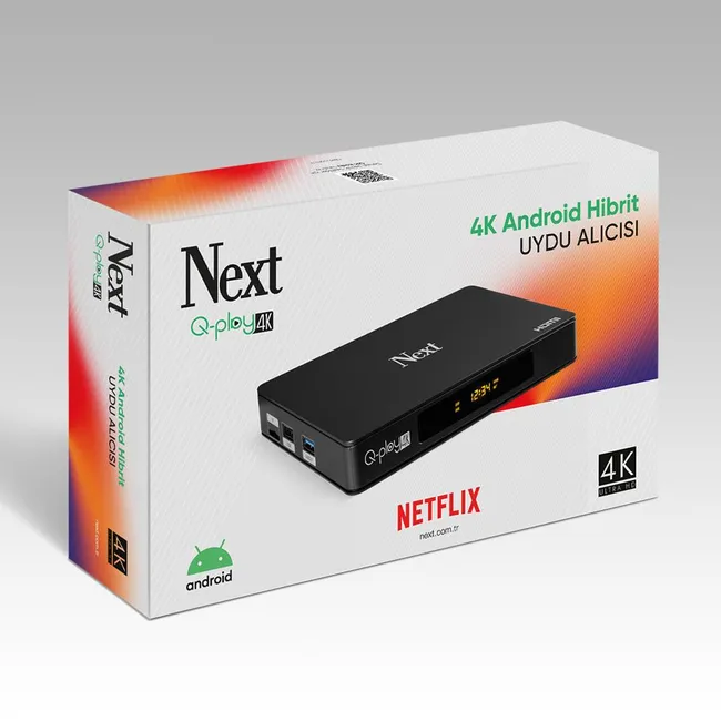 Next Q-Play 4K Ultra HD Android Uydu Alıcısı
