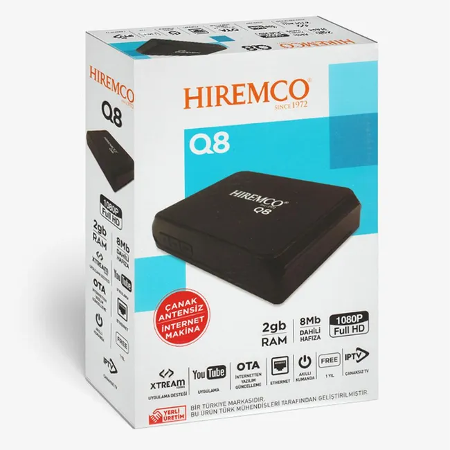 Hiremco Q8 HD Uydu Alıcısı